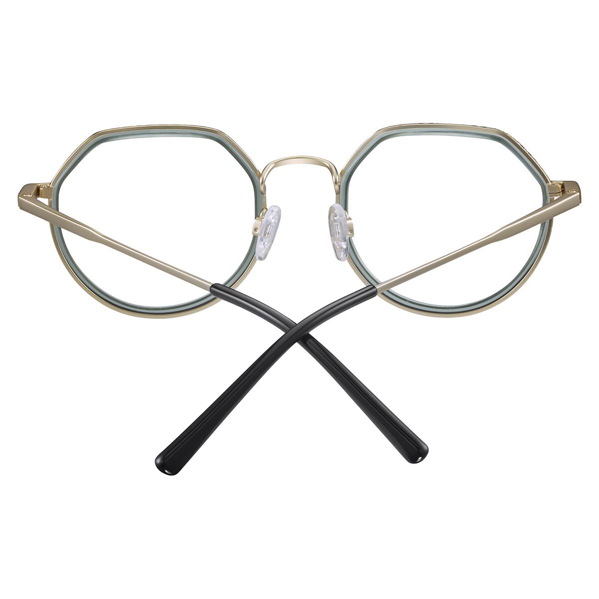 NATHANEL OPTIC, Matte Light Gold - Olive green-Demo Lens, hi-res image number null